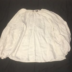 Long sleeve shirt with embroidery